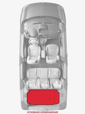 ЭВА коврики «Queen Lux» багажник для Daihatsu Mira (L700)